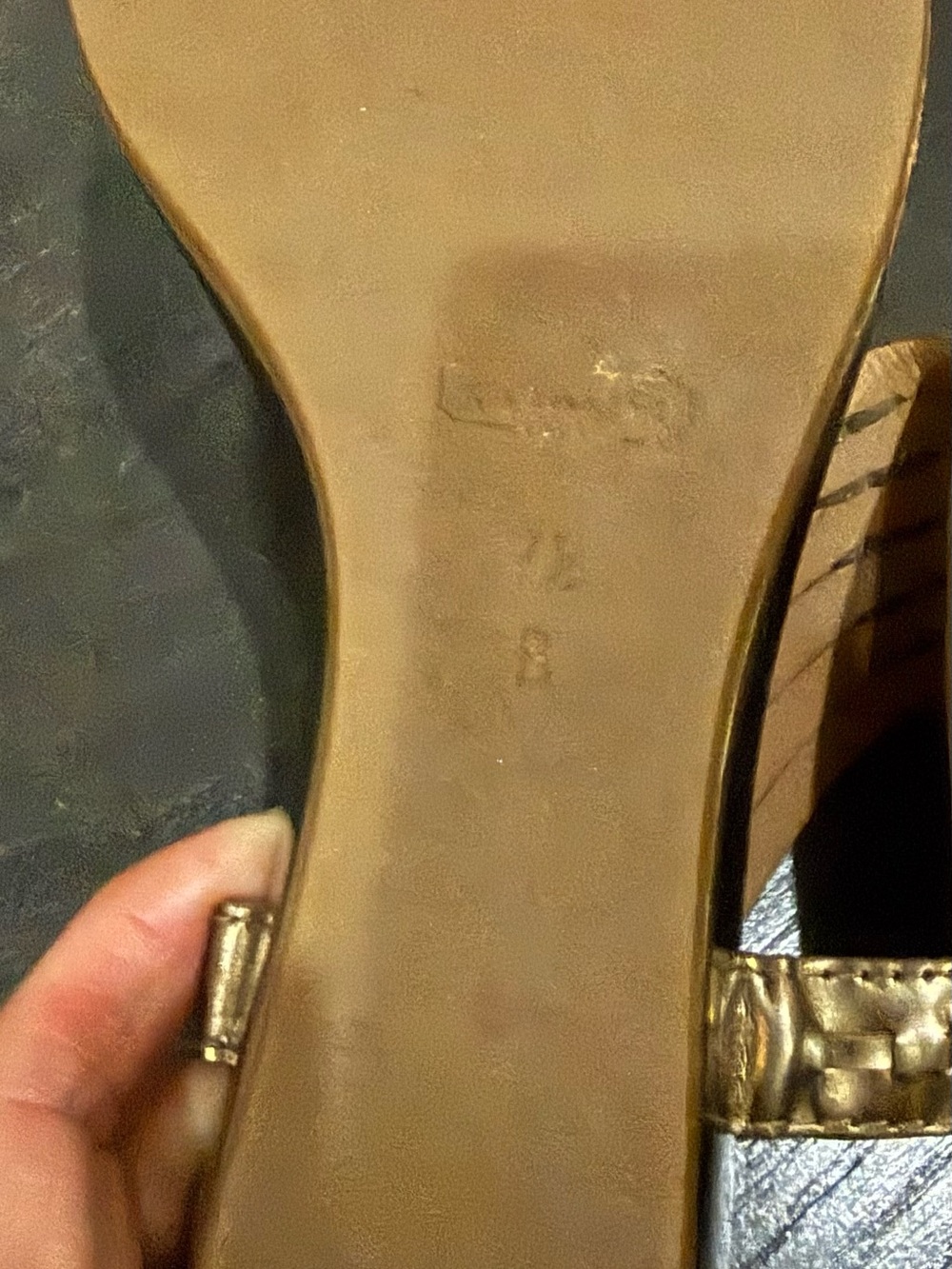 Coach T-Strap Sandals “India” wedge sandals - Picture 11 of 12